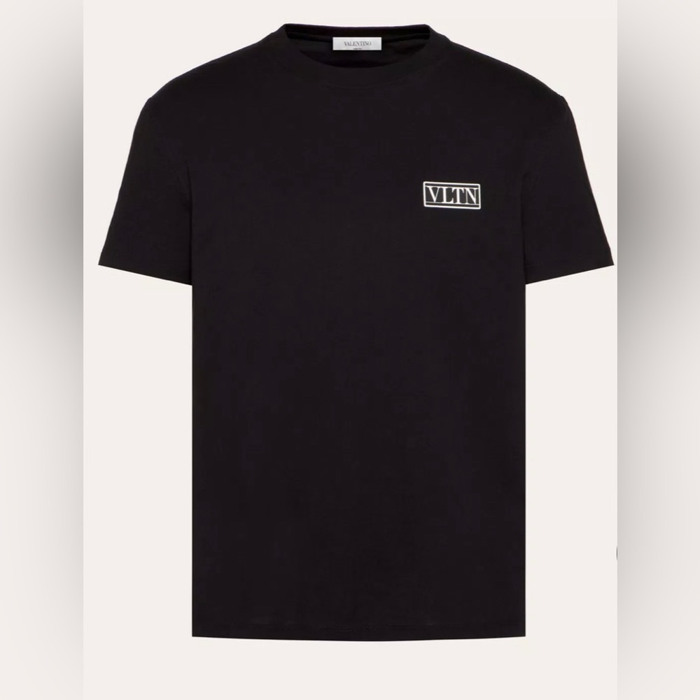VALENTINO MENS COTTON T-SHIRT WITH VLTN TAG SZ L